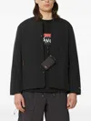 Nanga No Collar Quilted-lining Jacket In Black