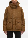 Nanga Takibi Multi-pocket Down Jacket In Brown