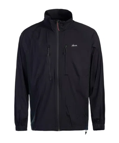 Nanga Zipper Casual Jacket In Black