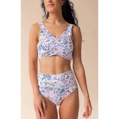 Nani 4-way Reversible Bralette Swim Top In Multi