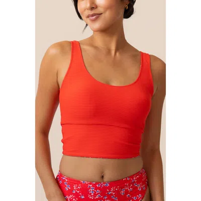 Nani 4-way Reversible Midkini In Red