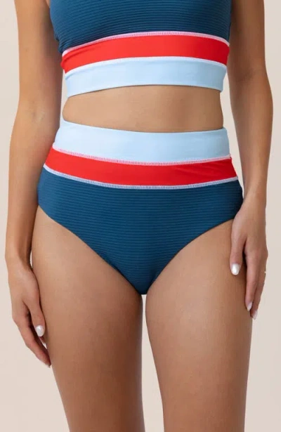 Nani Colorblock Swim Bottom In Multi
