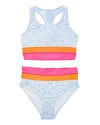Nani Swimwear Cut Back Crop Swim Top In Brown