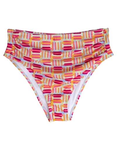 Nani Swimwear High Leg Ruched Swim Bottom