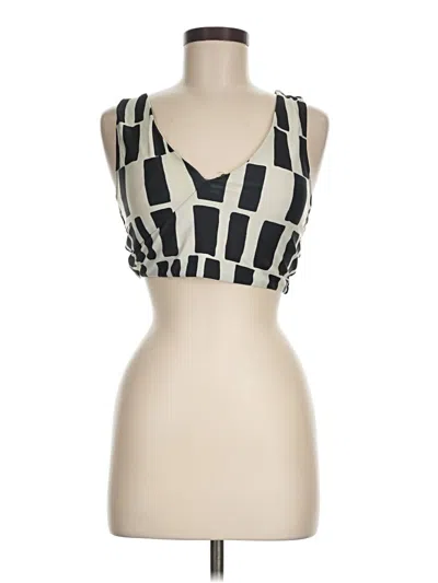 Pre-owned Nani Swimwear Sports Bra In Silver