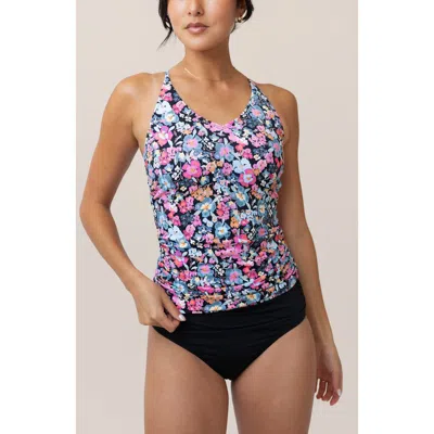 Nani V-neck Tankini In Multi