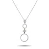Nanis 18k White Gold 0.65ct Diamond Necklace Na43-100725 In Metallic