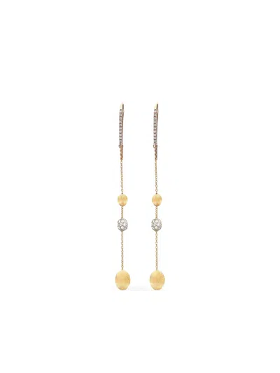 Nanis 18k Yellow Gold Diamond Earrings