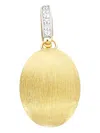 Nanis 18k Yellow Gold Large Boule Diamond Pendent In Gold