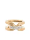 Nanis 18k Yellow Gold Link Diamond Ring In Gold