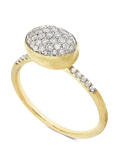 Nanis 18k Yellow Gold Small Elite Diamond Ring