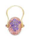 Nanis Large Reverse Double Face Multi-stone Ring In 金色