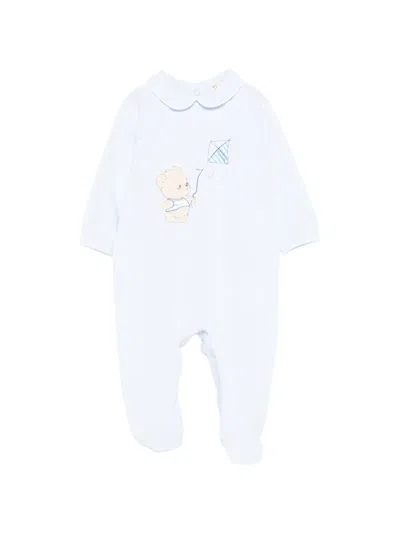 Nanán Babies' Bear-print Pyjamas In Blue