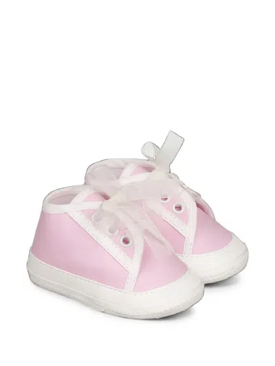 Nanán Babies' Bow-detail Sneakers In Pink