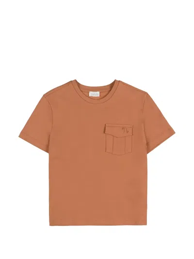 Nanán Chest-pocket T-shirt In Brown