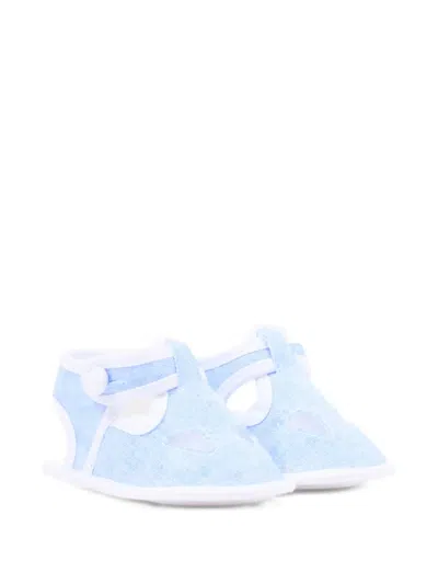 Nanán Cutout Baby Sandals In Blue