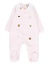 Nanán Embroidered-collar Pajamas In Pink