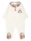 Nanán Embroidered Collared Babywear In White