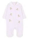 Nanán Embroidered Collared Pyjamas In Pink