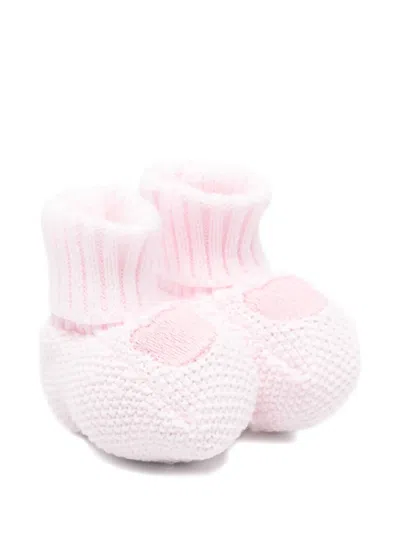 Nanán Babies' Embroidered Pre-walkers In Pink
