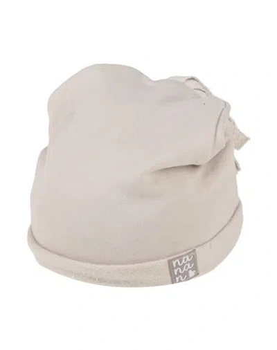 Nanán Babies'  Newborn Boy Hat Beige Size Onesize Cotton, Elastane In Neutral
