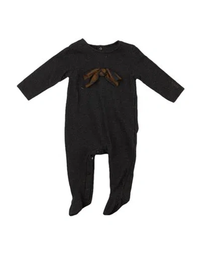 Nanán Newborn Girl Baby Jumpsuits & Overalls Steel Grey Size 1 Cotton, Acrylic, Viscose, Elastane, P