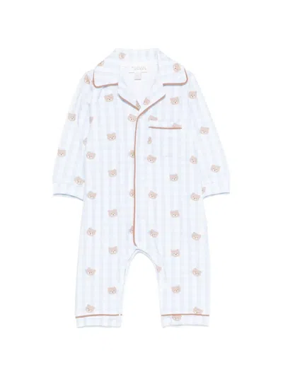 Nanán Babies' Patterned Romper In Blue