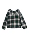 Nanán Plaid Cotton Blouse In Multi
