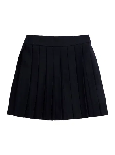 Nanán Pleated Kilt Skirt In Blue