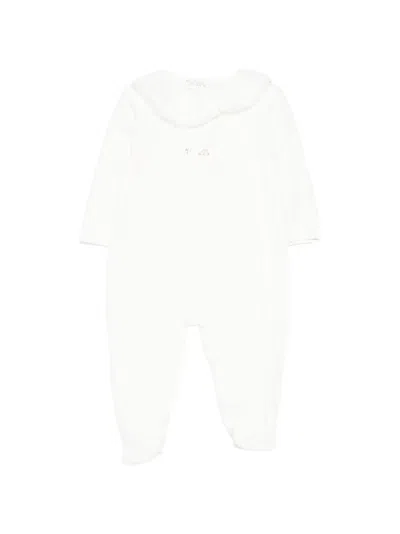 Nanán Ruffled Babygrow In Neutral