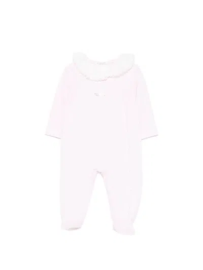 Nanán Babies' Ruffled-collar Pajamas In Pink