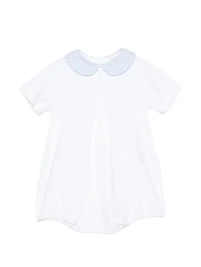 Nanán Babies' Short-sleeve Romper In White