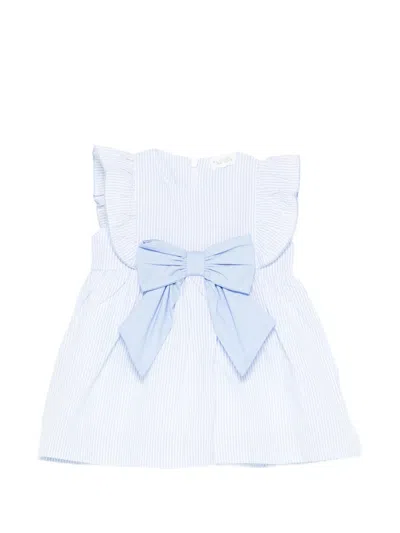 Nanán Babies' Striped Dress In Blue
