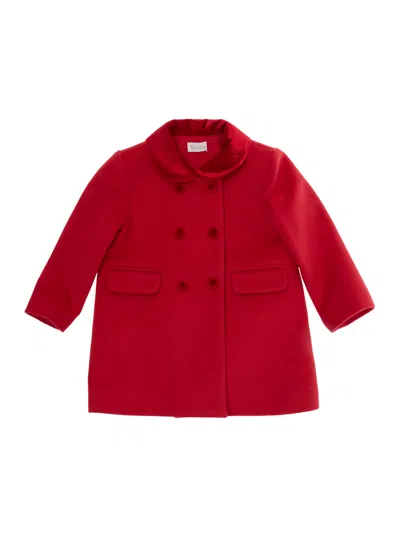 Nanán Kids'  Tech Fabric Coat In Red