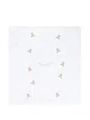 Nanán Teddy-embroidered Baby Blanket In Pattern