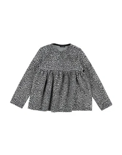 Nanán Babies'  Toddler Girl Sweater Black Size 4 Polyester, Cotton, Elastane