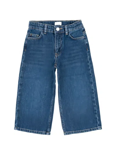 Nanán Kids' Wide-leg Jeans In Blue