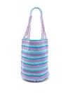 Nannacay Anna Maria Striped Tote In Multicolour