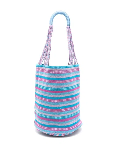 Nannacay Anna Maria Striped Tote In Multicolour