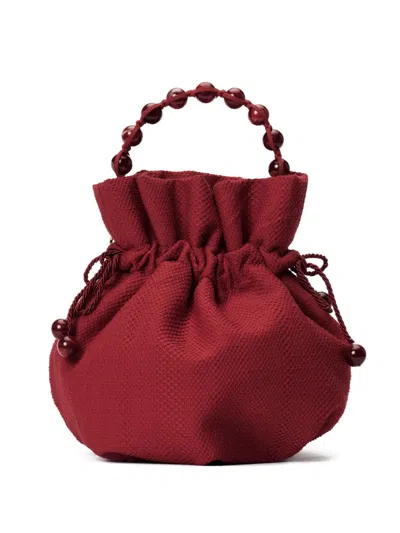 Nannacay Bita Bucket Bag In Red