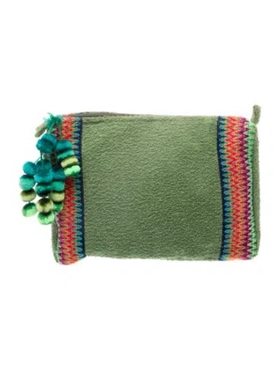 Pre-owned Nannacay Clutch In Green