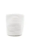 Nannacay Francesca Knitted Small Tote Bag In White