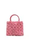 Nannacay Jade Check-print Mini Bag In Red