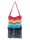 Nannacay Priya Crochet Shoulder Bag In Multicolour