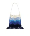 Nannacay Priya Crochet Gradient Bag In Blue