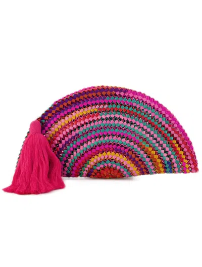 Nannacay Valentina Dreamscape Clutch  - Multi - Cotton In Multicolor