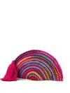 Nannacay Valentina Dreamscape Clutch Bag In Pink