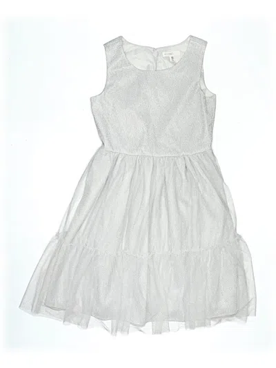Pre-owned Nannette Kids' Dress In Gray