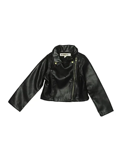 Pre-owned Nannette Kids' Jacket In Black