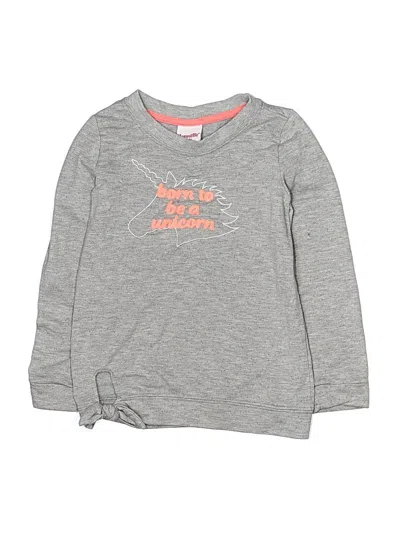 Pre-owned Nannette Kids' Sweatshirt In Gray